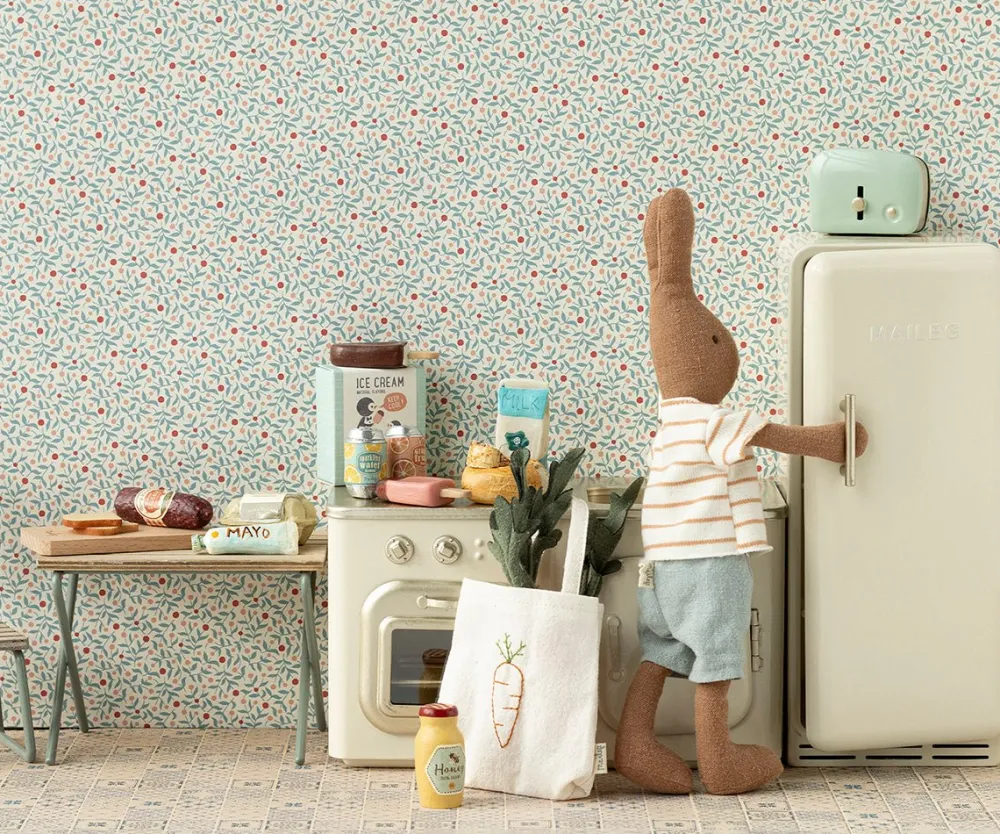 Maileg Fridge, Miniature - Off White- Maileg|Toys