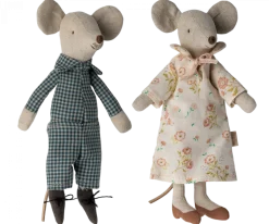 Maileg Grandma & Grandpa Mice in Cigarbox- Maileg|Soft Toys