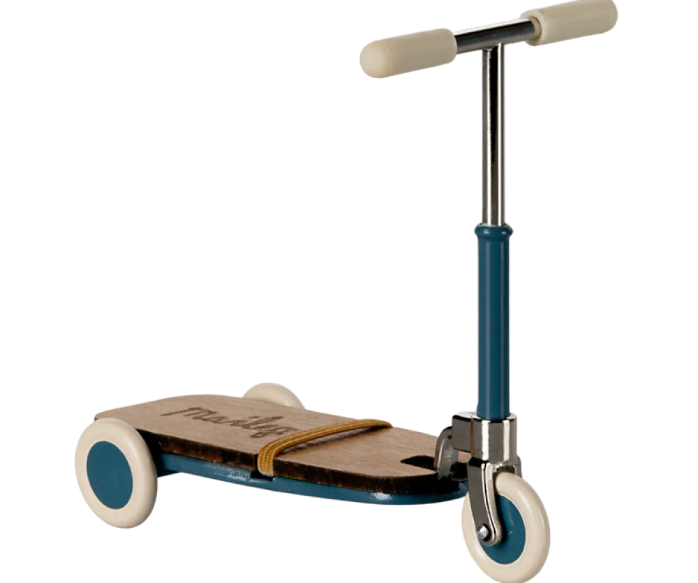 Maileg Kick Board, Mouse (Blue)- Maileg|Toys