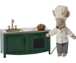 Maileg Kitchen, Mouse - Dark Green- Maileg|Toys