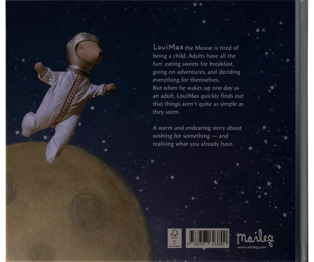 Maileg LouiMax - Dreams of Being an Adult Book- Maileg