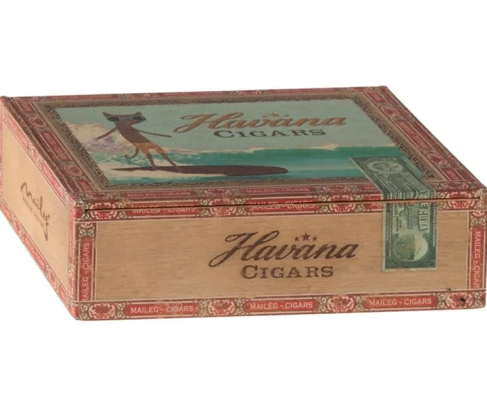 Maileg Mum & Dad Mice in Cigarbox- Maileg|Soft Toys