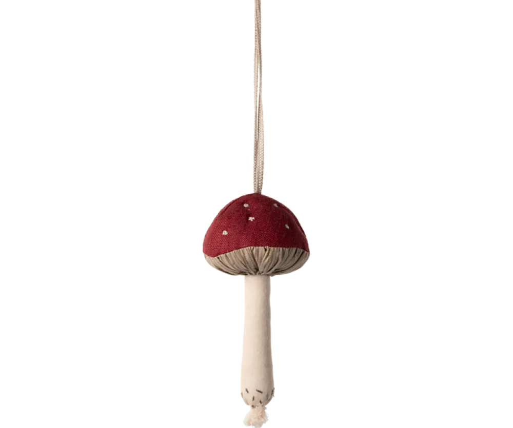 Maileg Mushroom Ornament (Red)- Maileg
