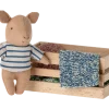 Maileg Pig, Baby in Box (Boy)- Maileg|Toys