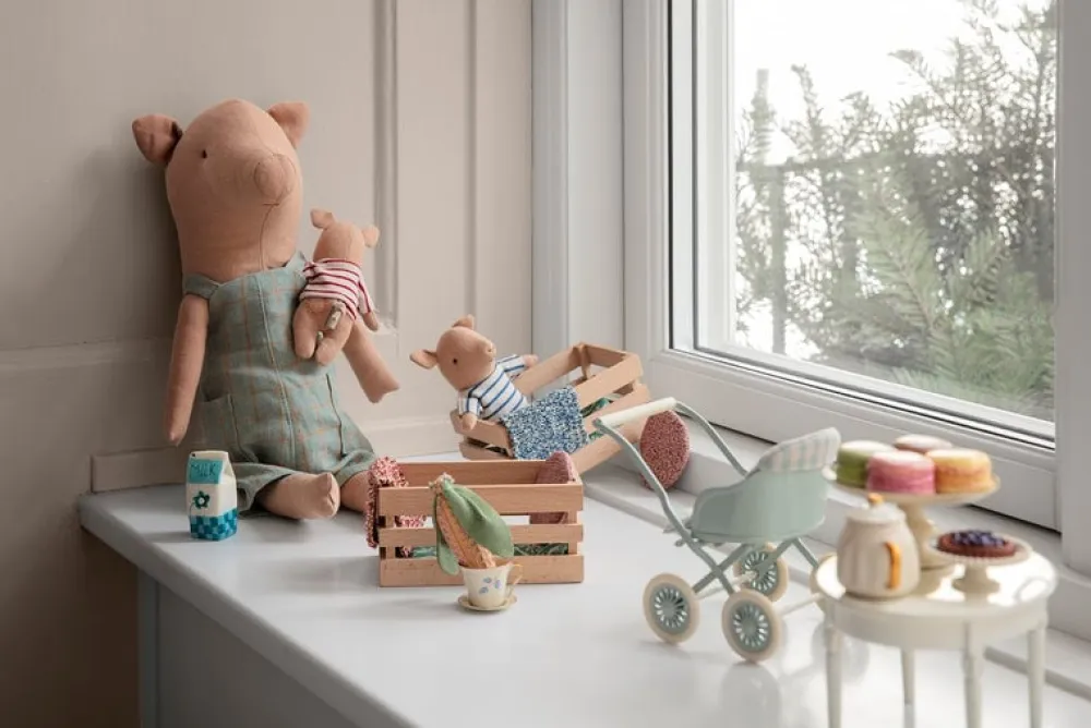 Maileg Pig, Baby in Box (Boy)- Maileg|Toys