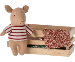 Maileg Pig, Baby in Box (Girl)- Maileg|Toys