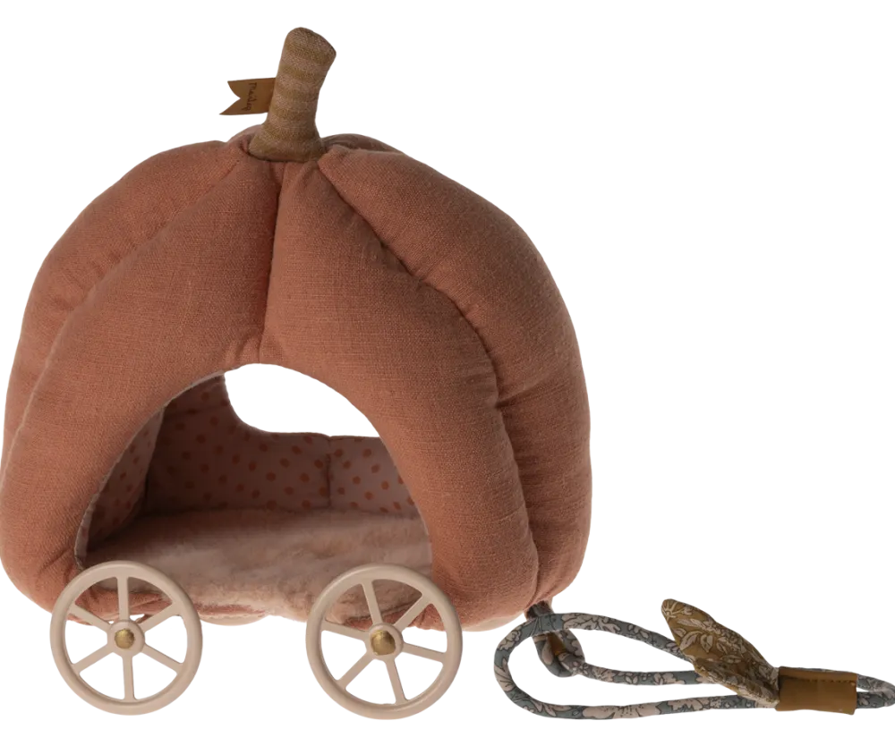 Maileg Pumpkin Carriage, Mouse- Maileg|Toys