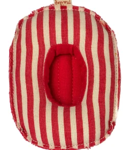 Maileg Red Stripe Rubber Boat for Small Mouse- Maileg|Toys