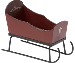 Maileg Sleigh, Mouse (Red)- Maileg|Toys