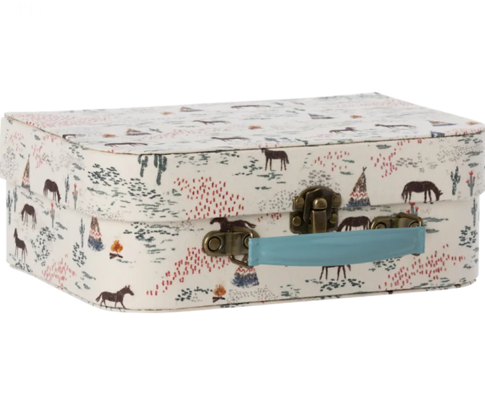 Maileg Suitcases with Fabric Set (Chevaux Heureux)- Toys