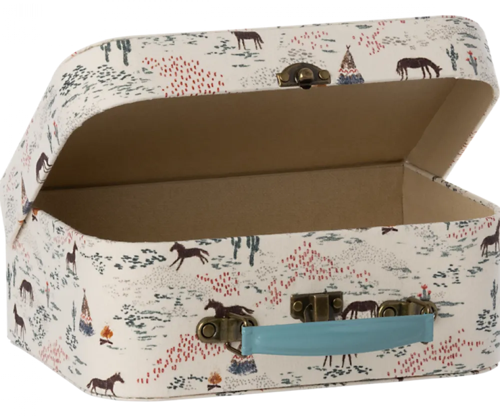 Maileg Suitcases with Fabric Set (Chevaux Heureux)- Toys