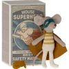 Maileg Super Hero Mouse, Little Brother in Matchbox- Maileg|Toys