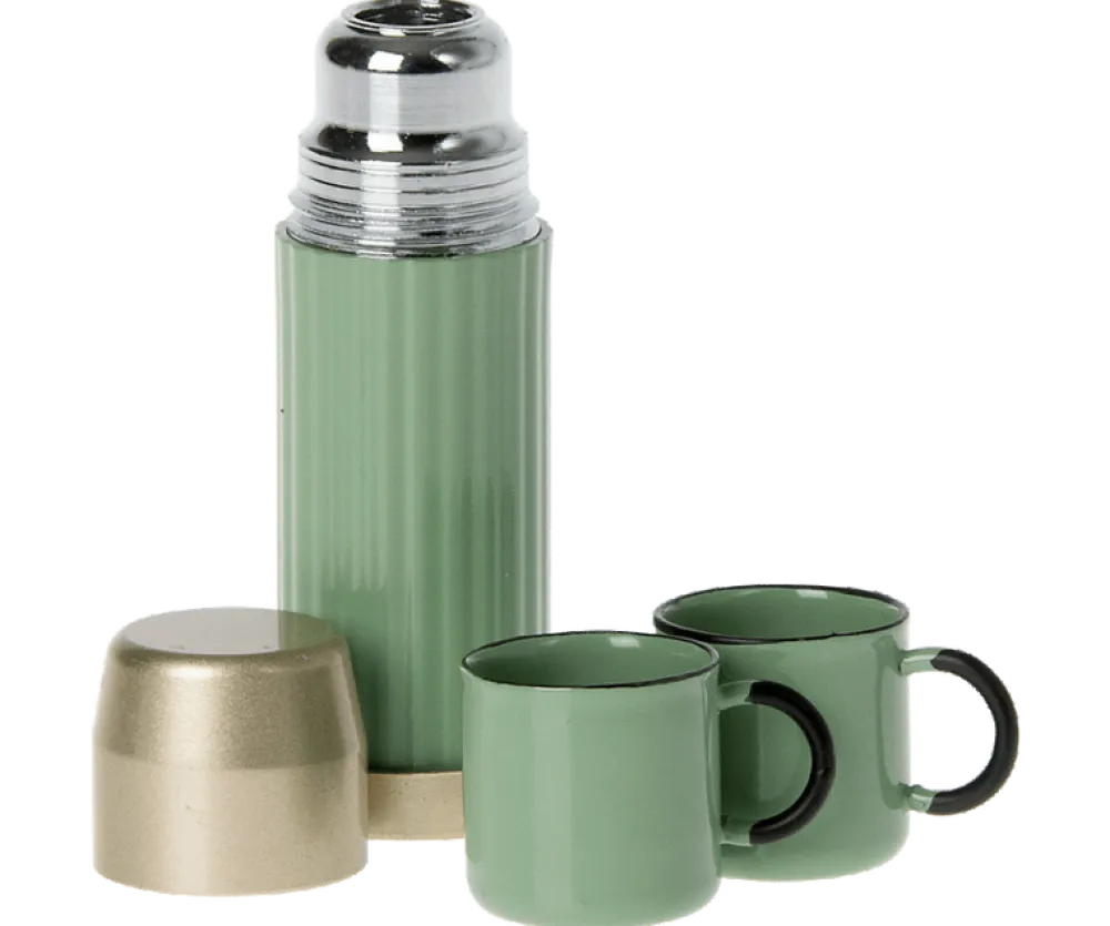 Maileg Thermos & Cups (Mint)- Maileg|Toys