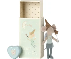 Maileg Tooth Fairy Mouse in Matchbox (Blue)- Maileg|Toys