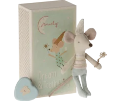Maileg Tooth Fairy Mouse, Little Brother in Matchbox- Maileg|Toys