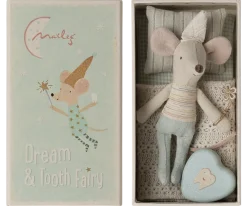 Maileg Tooth Fairy Mouse, Little Brother in Matchbox- Maileg|Toys