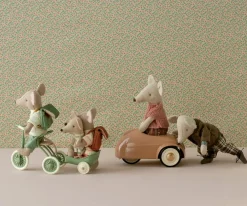 Maileg Tricycle Hanger, Mouse (Green)- Maileg|Toys