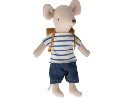Maileg Tricycle Mouse, Big Brother (Blue)- Maileg|Toys