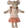 Maileg Tricycle Mouse, Big Sister (Coral)- Maileg|Toys