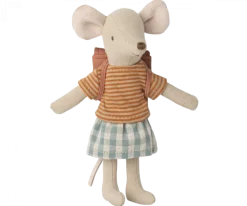 Maileg Tricycle Mouse, Big Sister (Old Rose)- Maileg|Toys