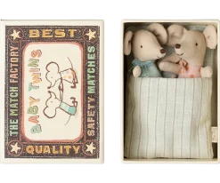 Maileg Twins, Baby Mice in Matchbox- Maileg|Toys