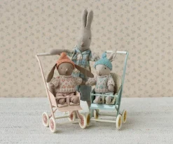 Maileg Winter Rabbit, Micro - Sand - Mint- Maileg|Toys