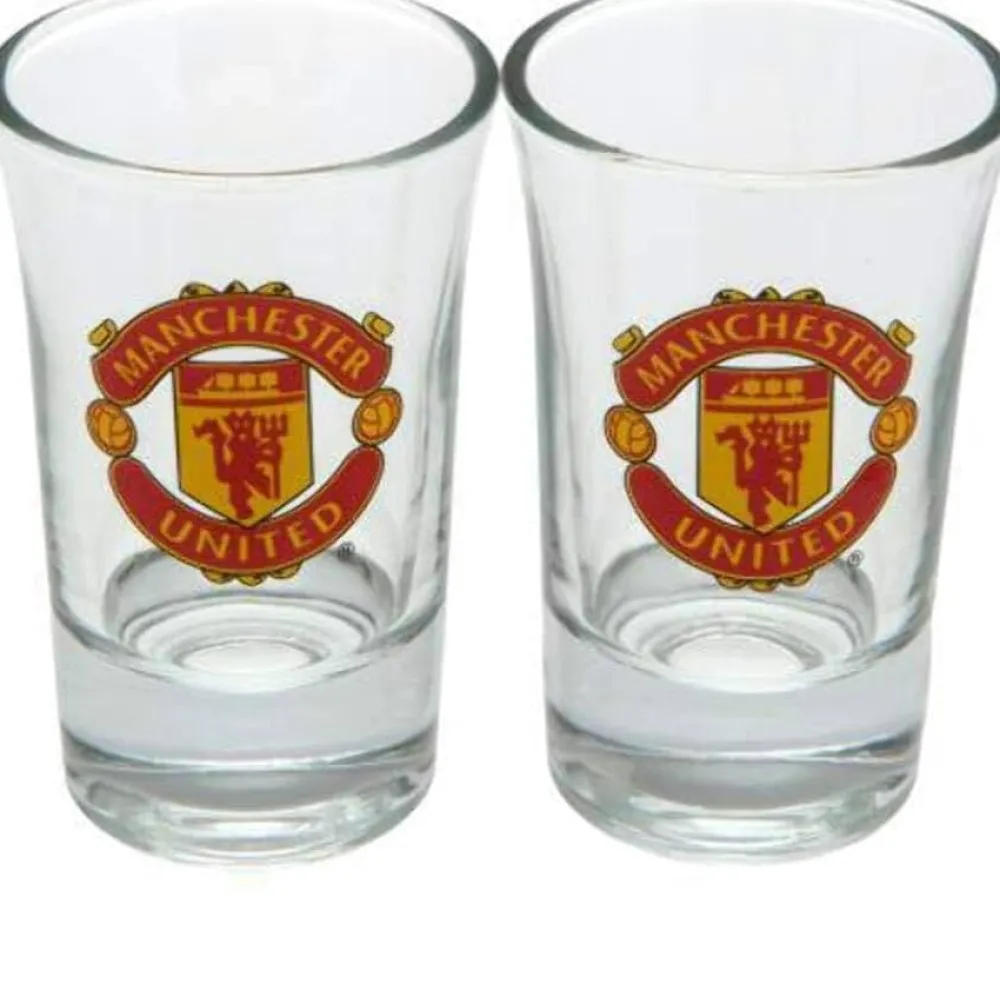 Manchester United Shot Glasses- Football Clubs|Glasses & Steins