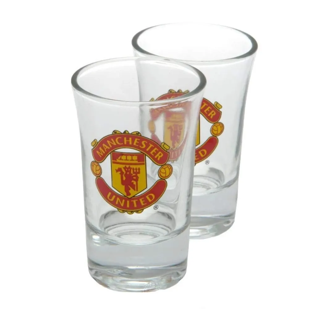 Manchester United Shot Glasses- Football Clubs|Glasses & Steins