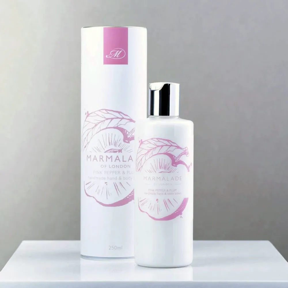 Marmalade of London Pink Pepper & Plum Hand & Body Lotion- Lotions & Creams