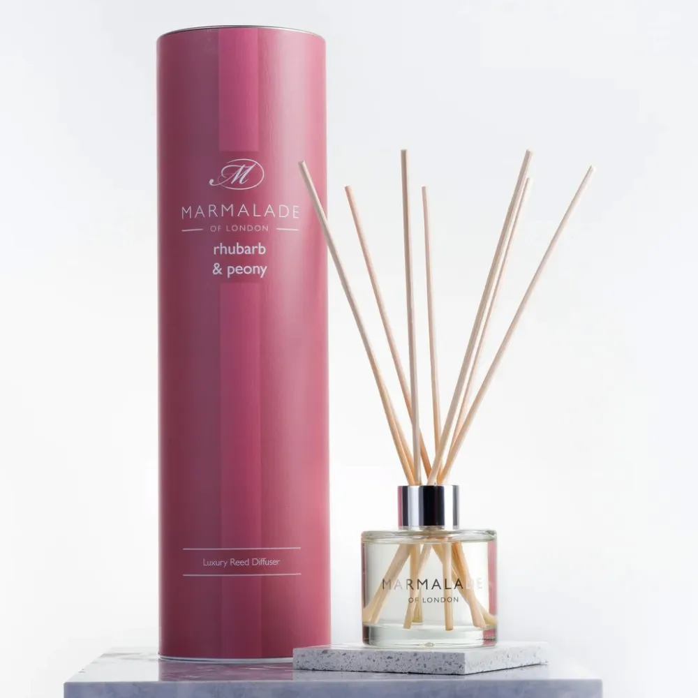 Marmalade of London Rhubarb & Peony Reed Diffuser- Home Fragrance
