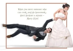 Marry Him Wedding Card- Greeting Cards