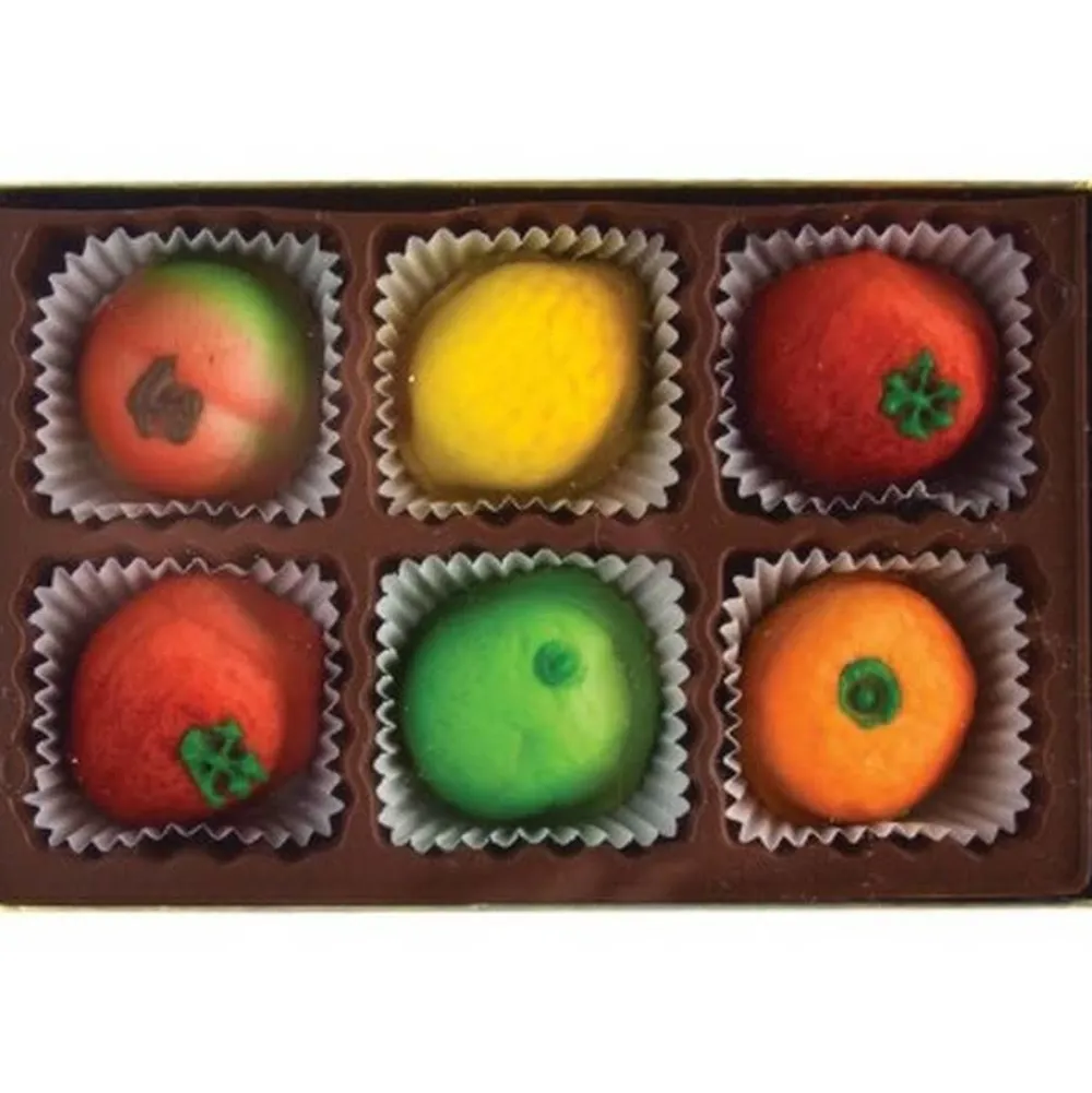 Marzipan Fruit Basket- Sweets
