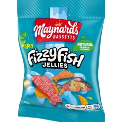 Maynards Fizzy Fish Jellies Bag- Sweets