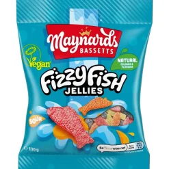 Maynards Fizzy Fish Jellies Bag- Sweets
