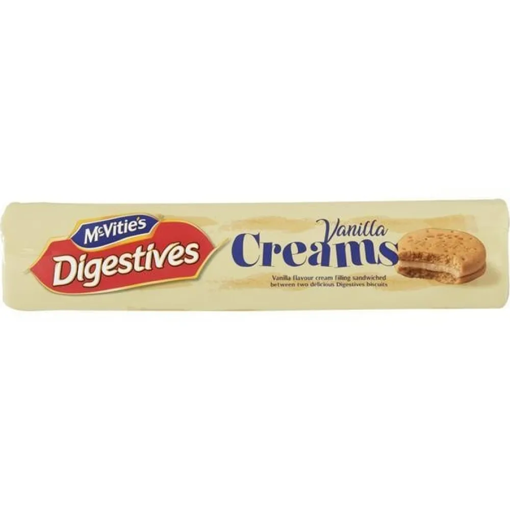 McVitie's Digestives Vanilla Creams Biscuits 168g- Biscuits