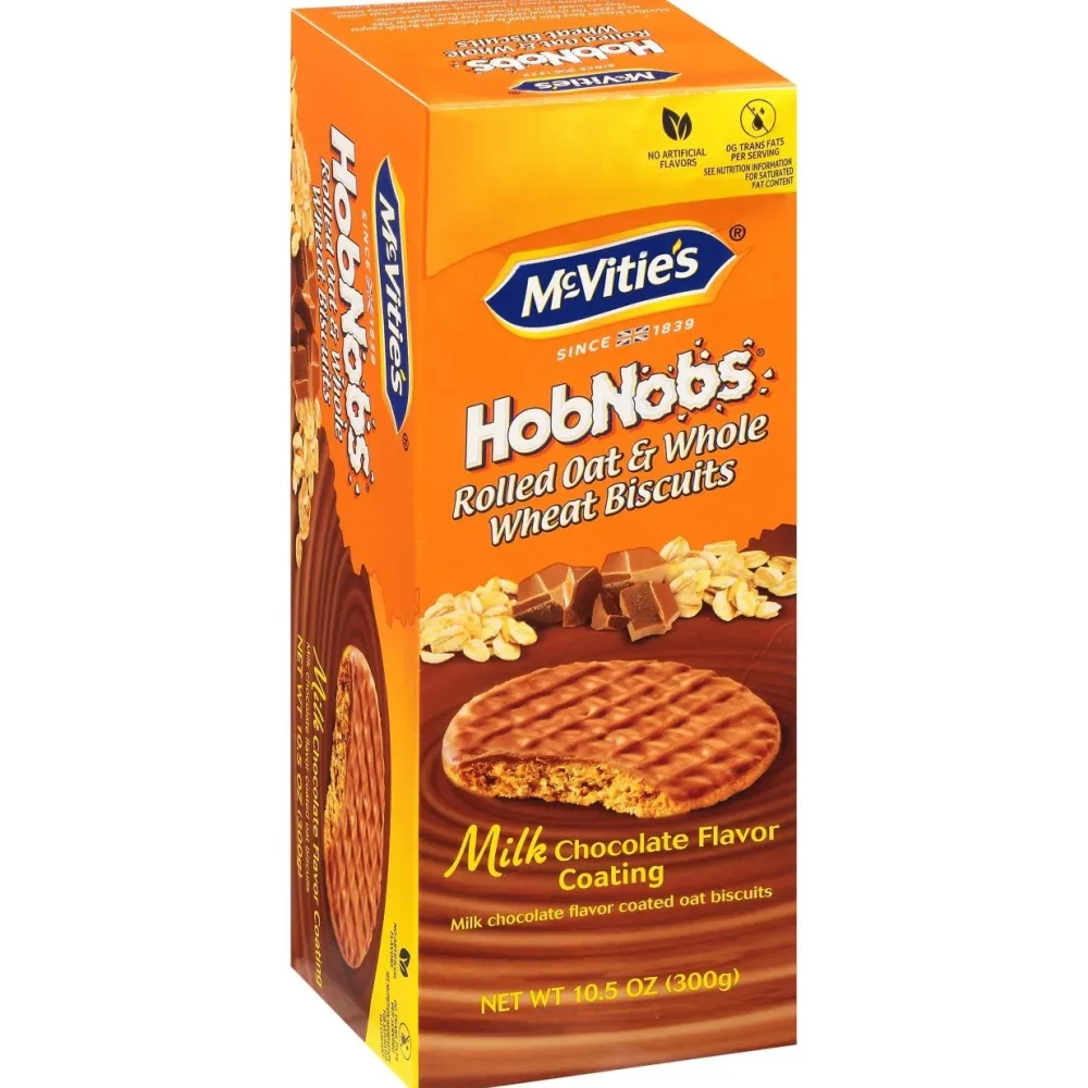 McVitie's Hobnobs Milk Chocolate Box 300g- Biscuits