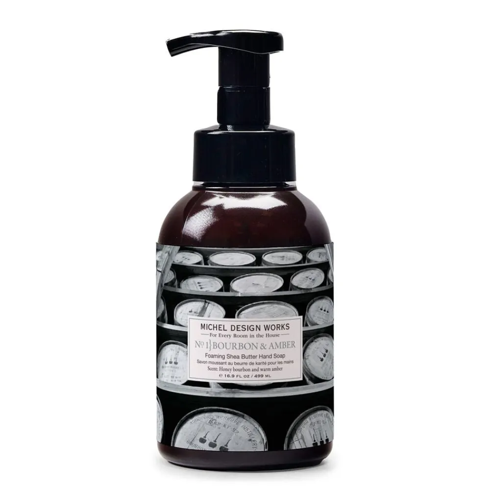 Michel Design Works Bourbon & Amber Foaming Hand Soap- Liquid Hand Soap