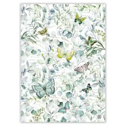 Michel Design Works Butterfly Fields Kitchen Towel- Tea Towels
