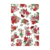 Michel Design Works Christmas Bouquet Cotton Table Runner- Table Runners