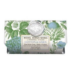 Michel Design Works Cotton & Linen Large Bath Bar Soap- Bar Soaps