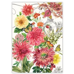 Michel Design Works Dahlias Kitchen Towel- Tea Towels