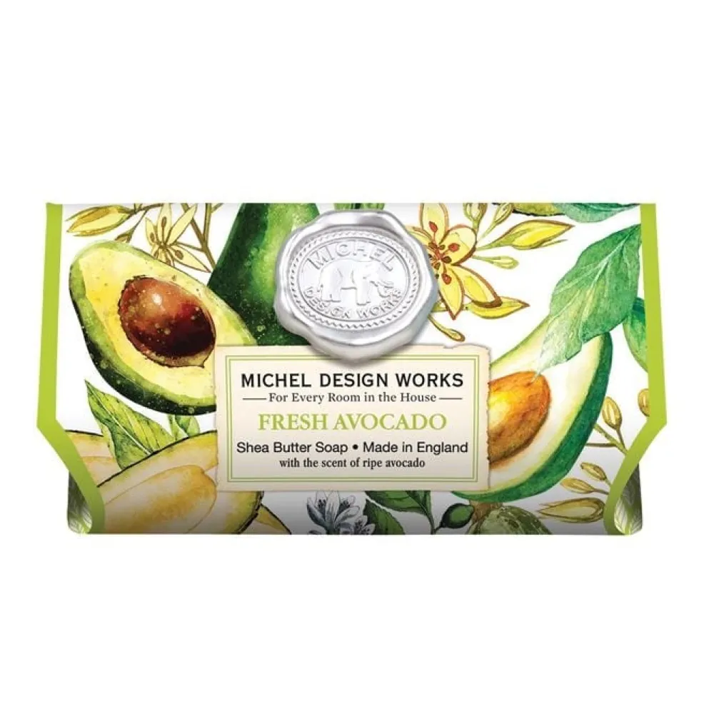 Michel Design Works Fresh Avocado Large Bath Bar Soap- Bar Soaps