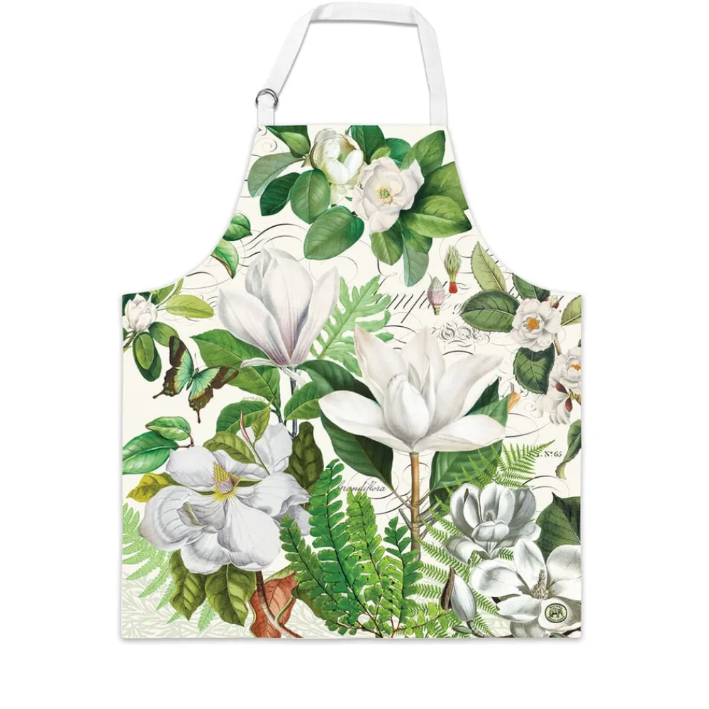 Michel Design Works Magnolia Petals Chef Apron- Aprons