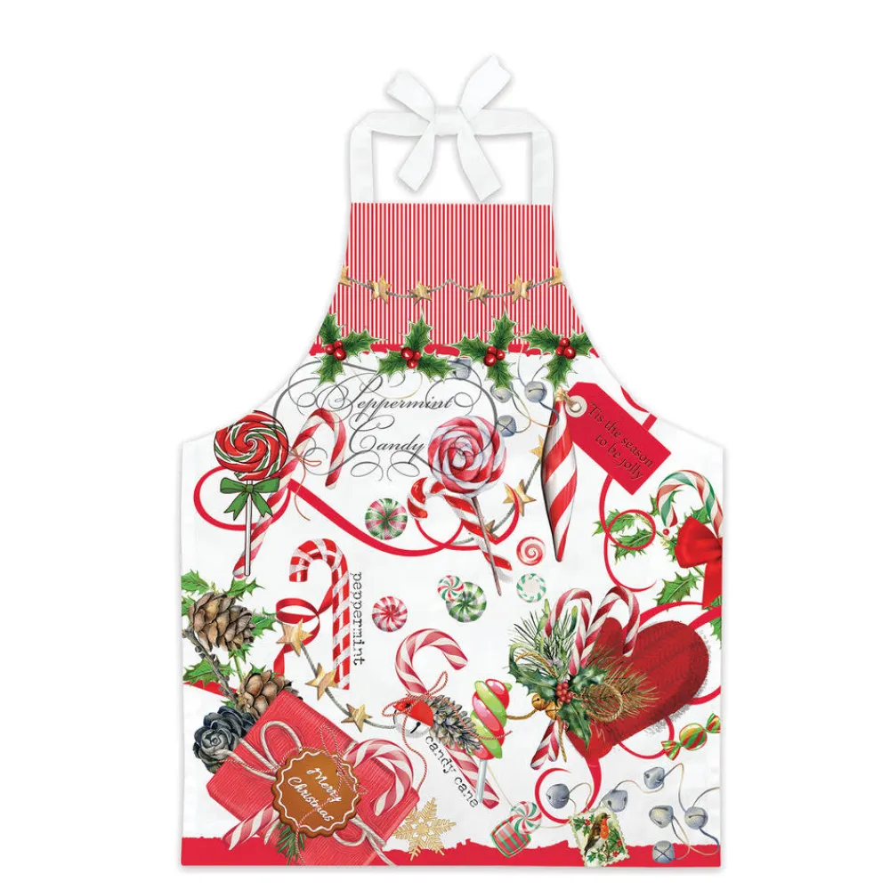 Michel Design Works Peppermint Child's Apron- Aprons|Childrenswear
