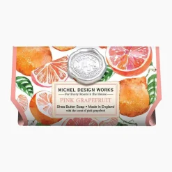 Michel Design Works Pink Grapefruit Large Bath Bar Soap- Bar Soaps