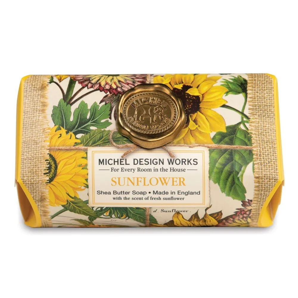 Michel Design Works Sunflower Large Bath Bar Soap- Bar Soaps