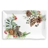 Michel Design Works White Spruce Melamine Large Tray- Trays|Tea Trays