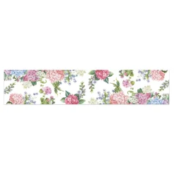Michel Design Works Wild Hydrangea Cotton Table Runner- Table Runners