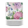 Michel Design Works Wild Hydrangea Melamine Canape Platters- Trays|Serving Plates