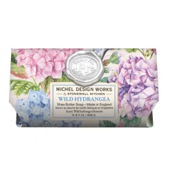 Michel Design Works Wild Hydrangea Large Bath Bar Soap- Bar Soaps